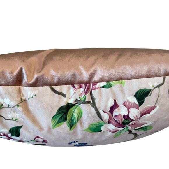 Austin Horn Classics Paradise Peacock 22in Decorative Pillow Velvet Finish NEW - Picture 8 of 16